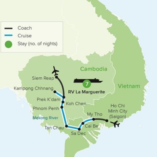 Vietnam to Cambodia Cruise