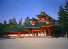 The Heian Imperial Palace in Kyoto
