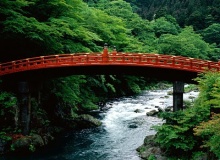 shinkyo Bridge, Daiya River, Nikko, Japan