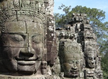 SIEM REAP, CAMBODIA-BUDDAHS