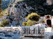 TURKEY-Lycian tombs
