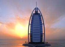 DUBAI-Burj al Arab Sunset