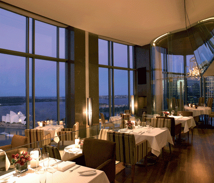 Dine at Altitude restaurant at Sydney's Shangri-La hotel