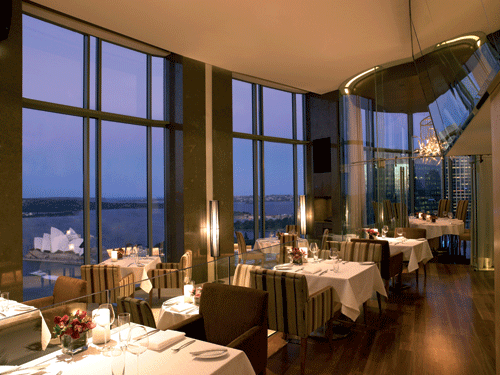 Dine at Altitude restaurant at Sydney's Shangri-La hotel