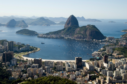 Botafogo Bay, holiday in Rio De Janerio, Brazil