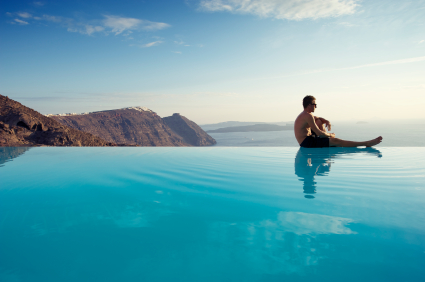 Holiday in Santorini, Greece