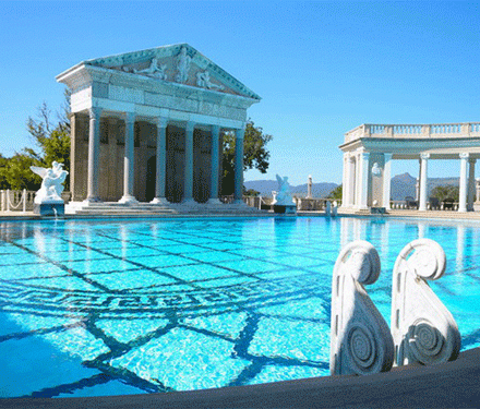 Neptune pool at Hearst Castle