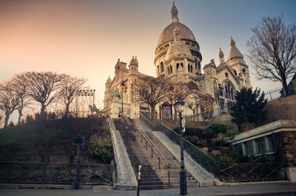 France in the winter - Sacre Couer in Paris